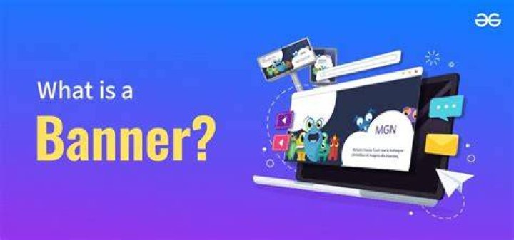 What does banner mean in advertising?